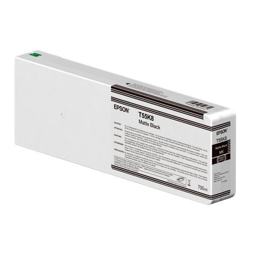 CARTUCHO EPSON MODELO T55K ULTRACHROME HD / HDX NEGRO MATE, PARA PLOTTER P6000/ P7000/ P8000/ P9000 700 ML CARTUCHO EPSON MODELO T55K ULTRACHROME HD / HDX NEGRO MATE, PARA PLOTTER P6000/ P7000/ P8000/ P9000 700 ML